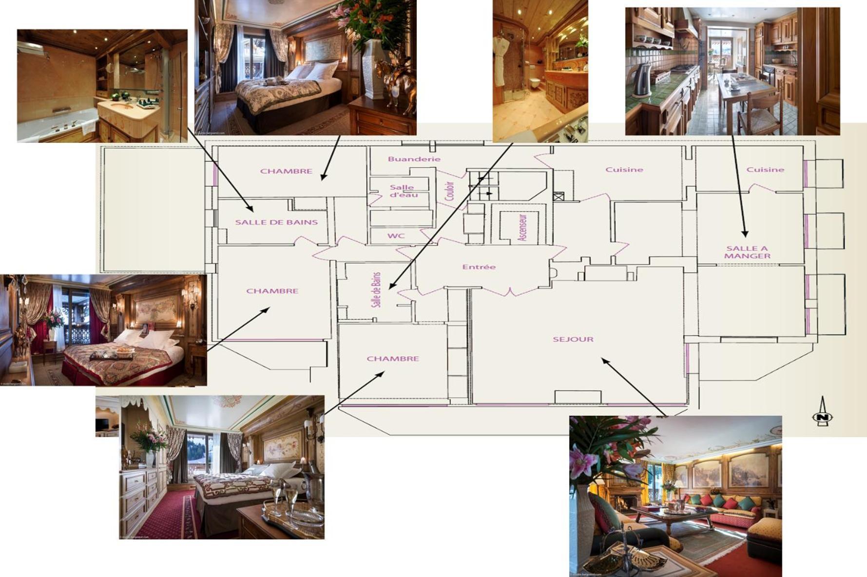 Hôtel de la Loze Courchevel Habitación foto